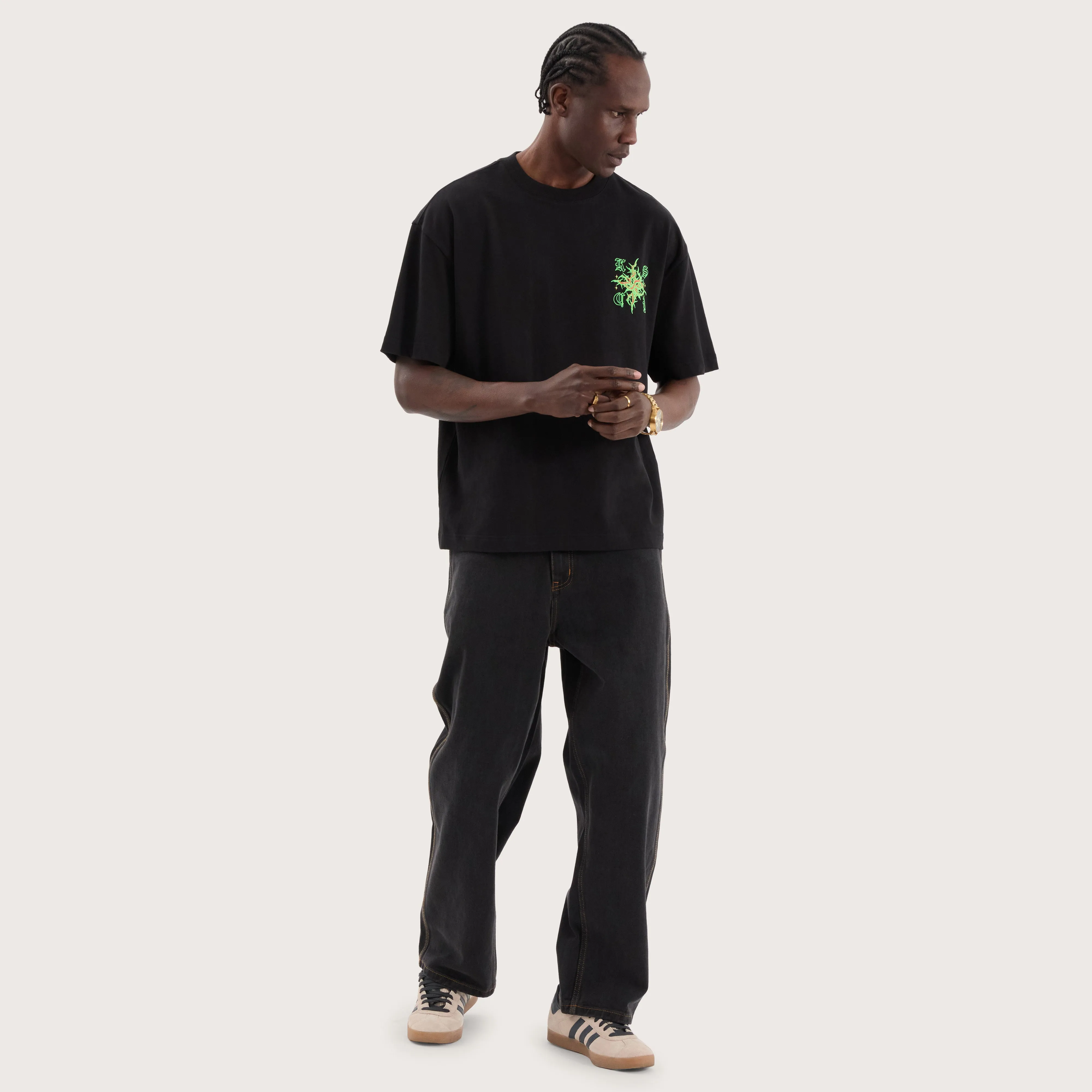 Thorn Street Tee Jet Black