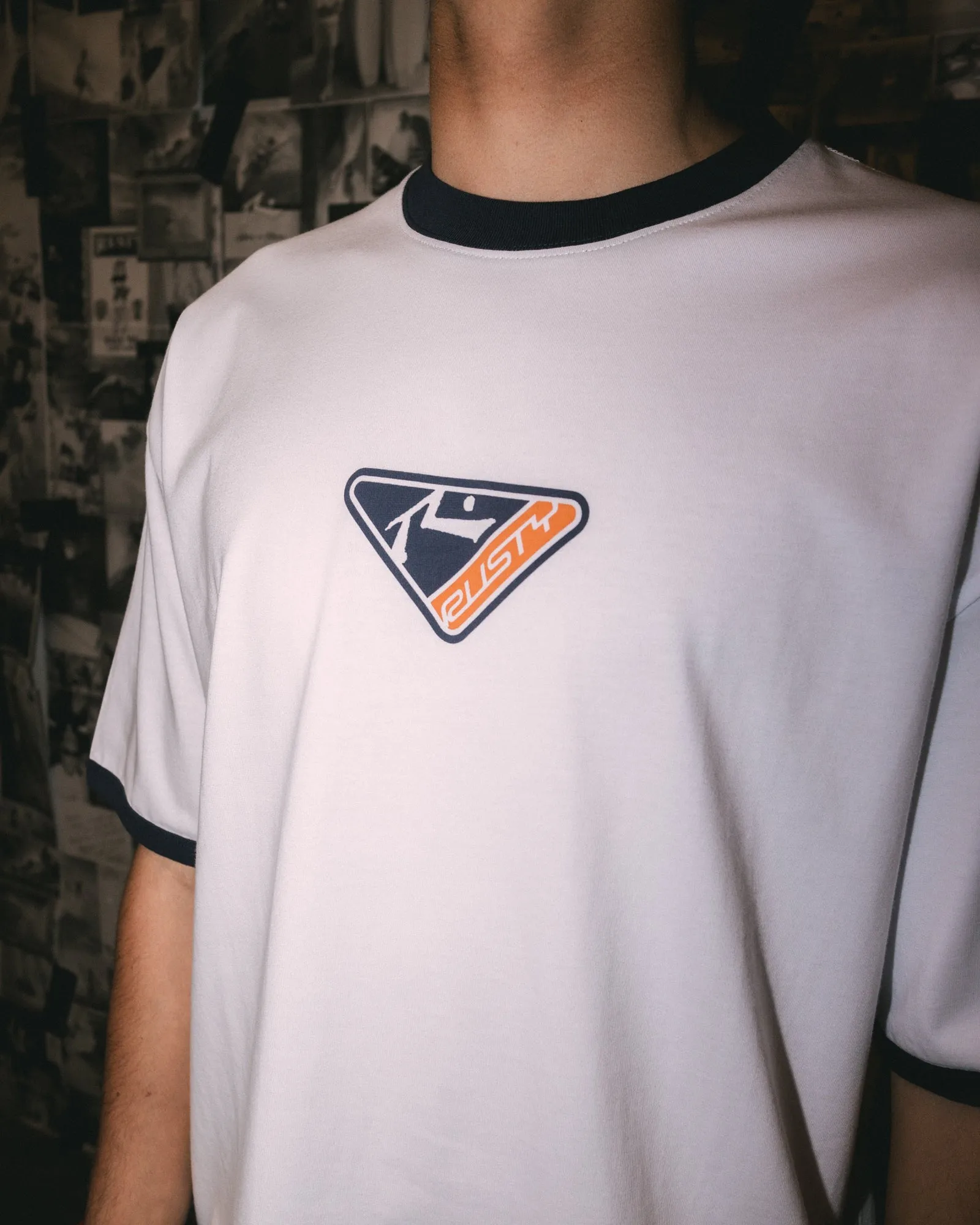 Trisector Oversized Graphic Ringer Tee