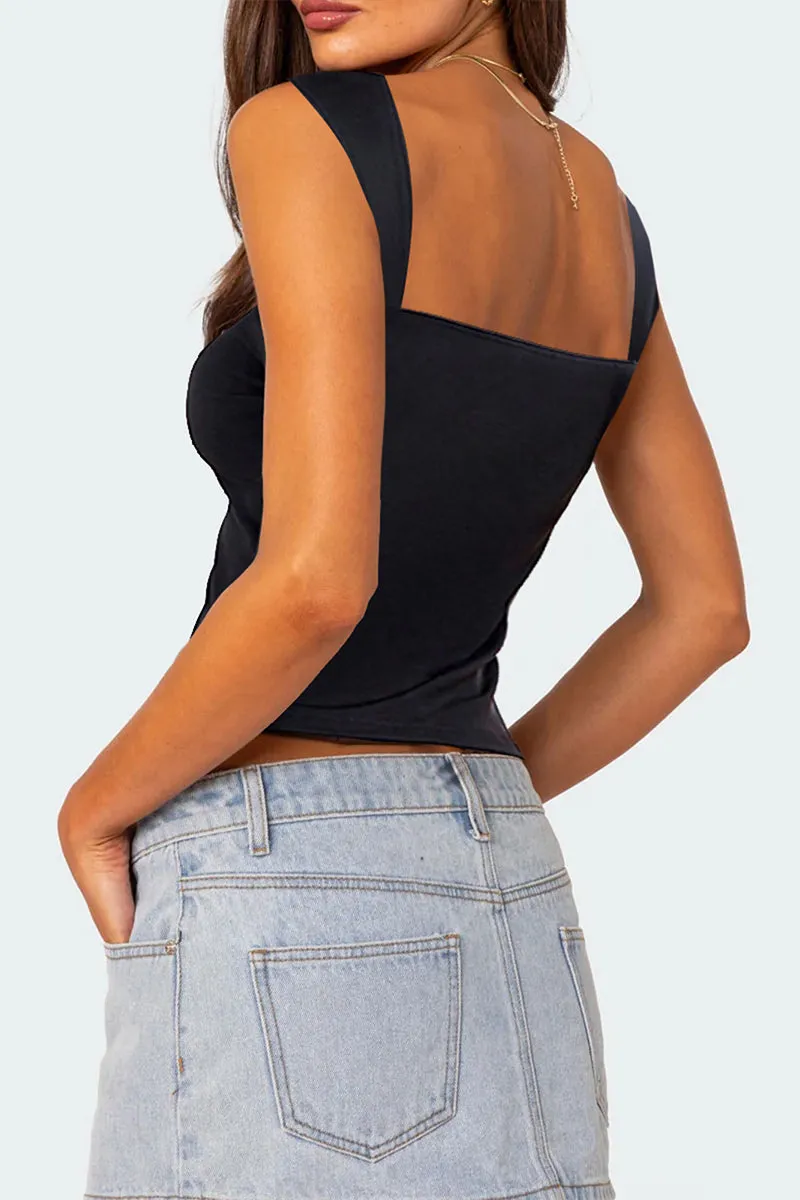 TS3424 Open Front Tank Top