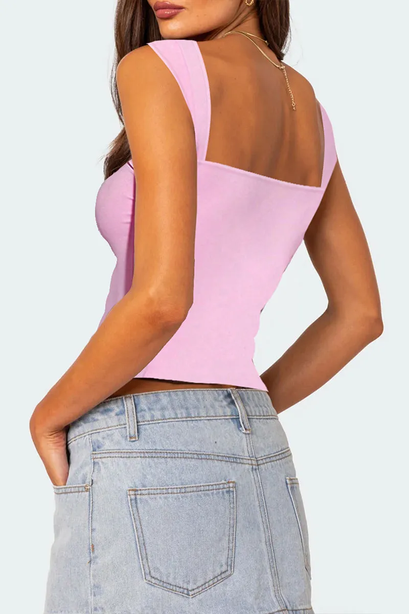 TS3424 Open Front Tank Top
