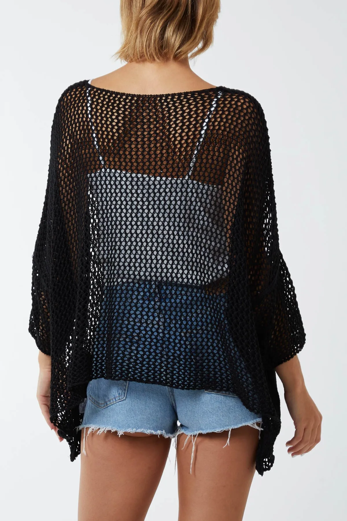 Two Pocket Crochet Blouse
