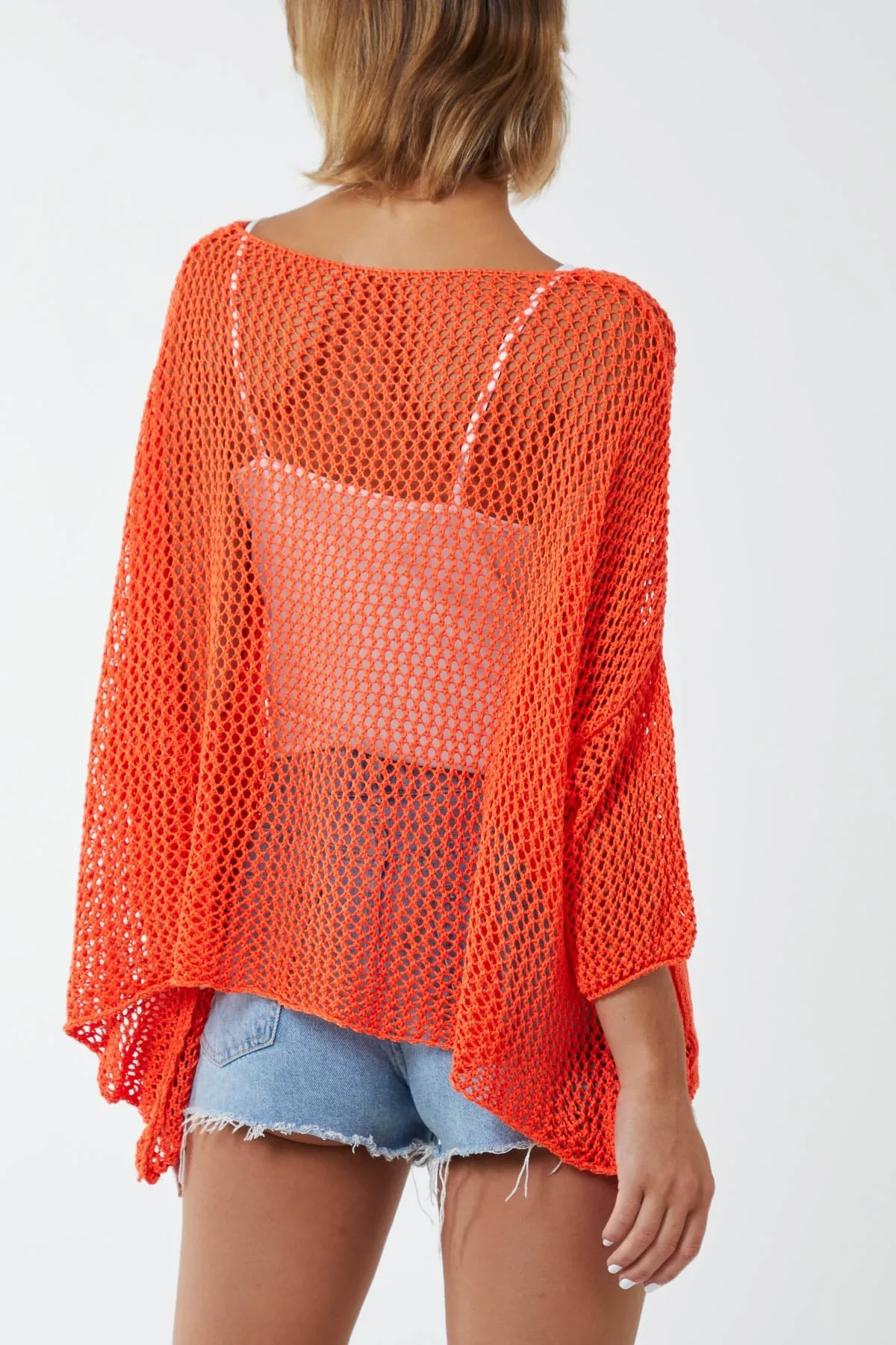Two Pocket Crochet Blouse