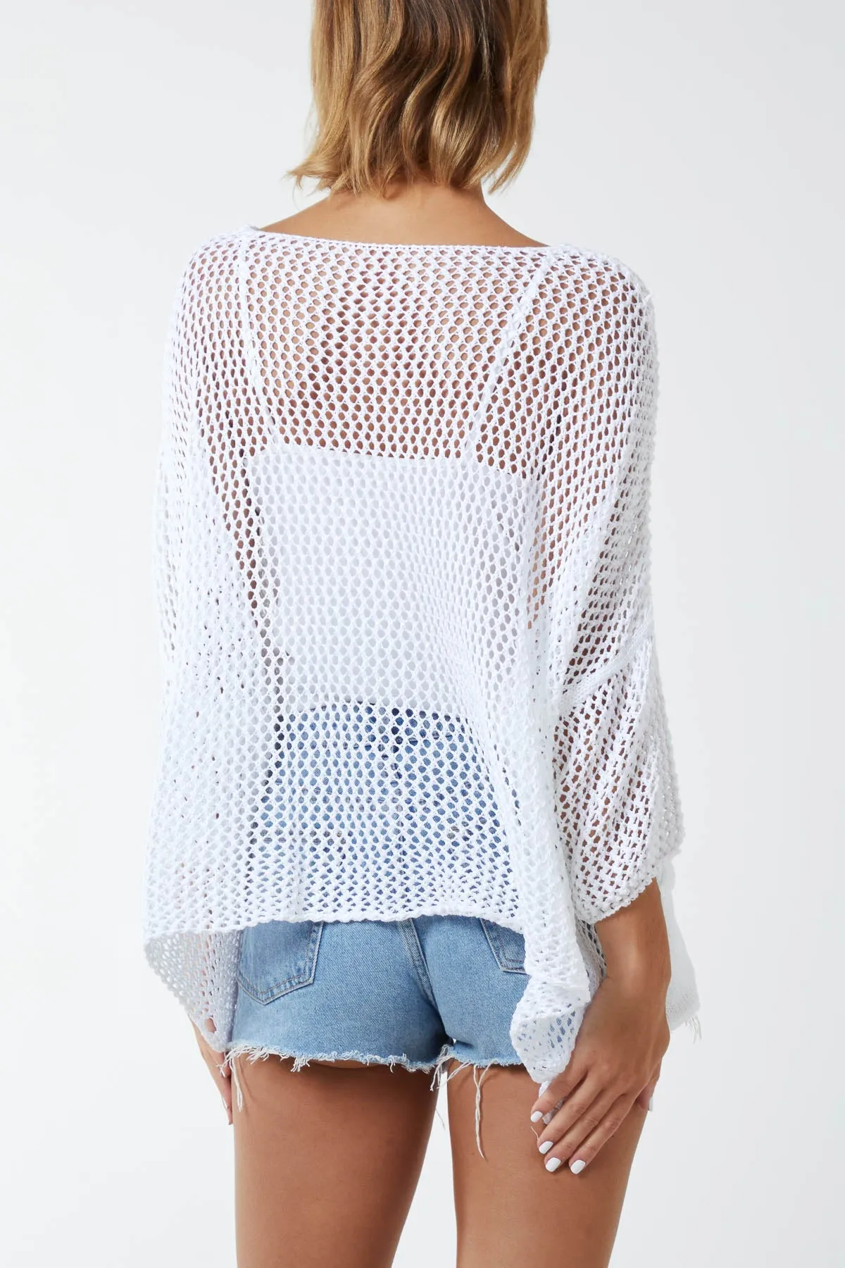 Two Pocket Crochet Blouse