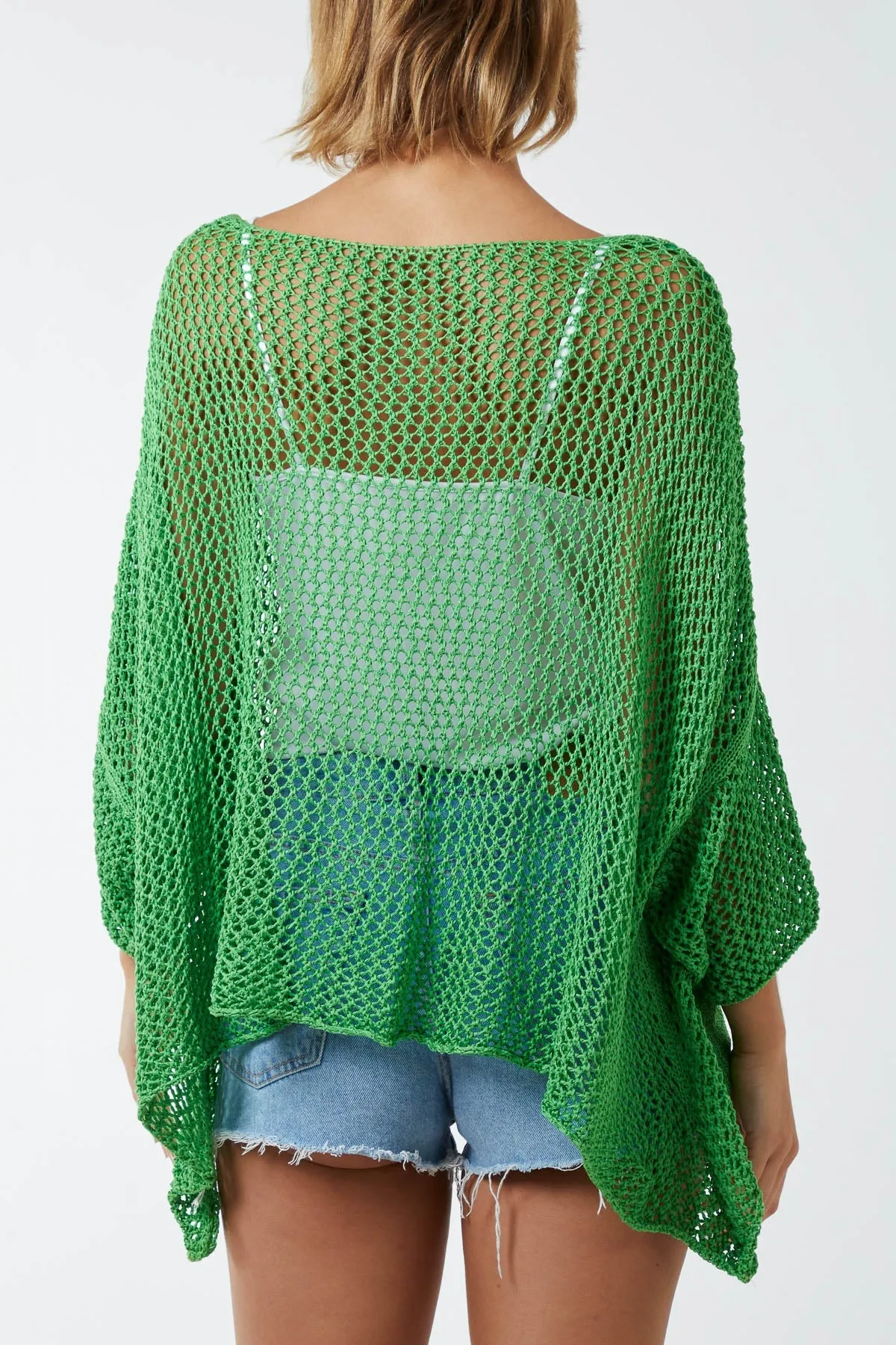 Two Pocket Crochet Blouse