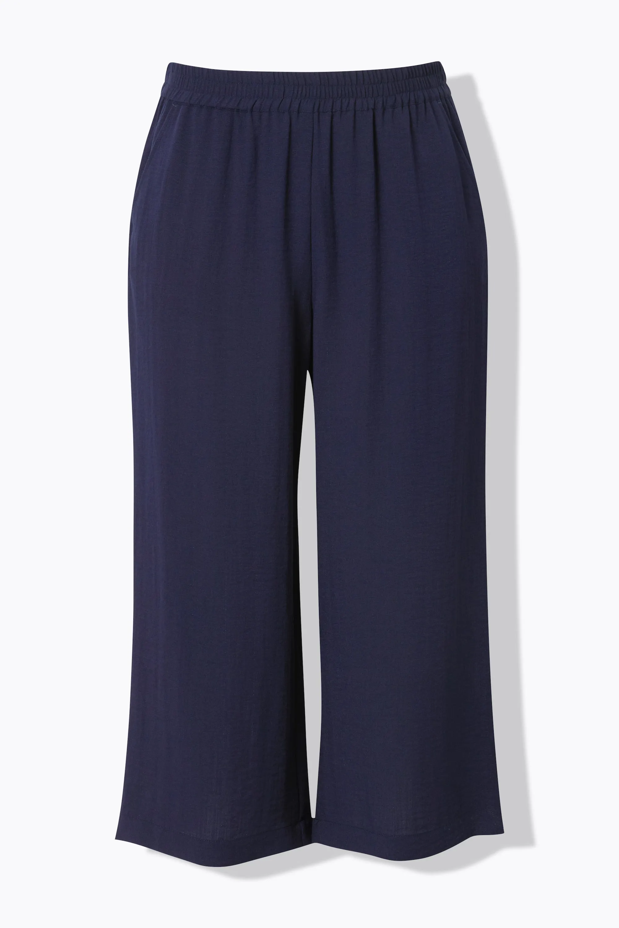 Ulla Popken Wide Leg Culottes in Navy