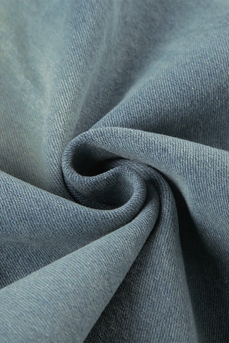 UQ3315 Denim Tube and Skirt Set
