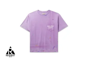 Vintage Logo Painted Tee "Purple"