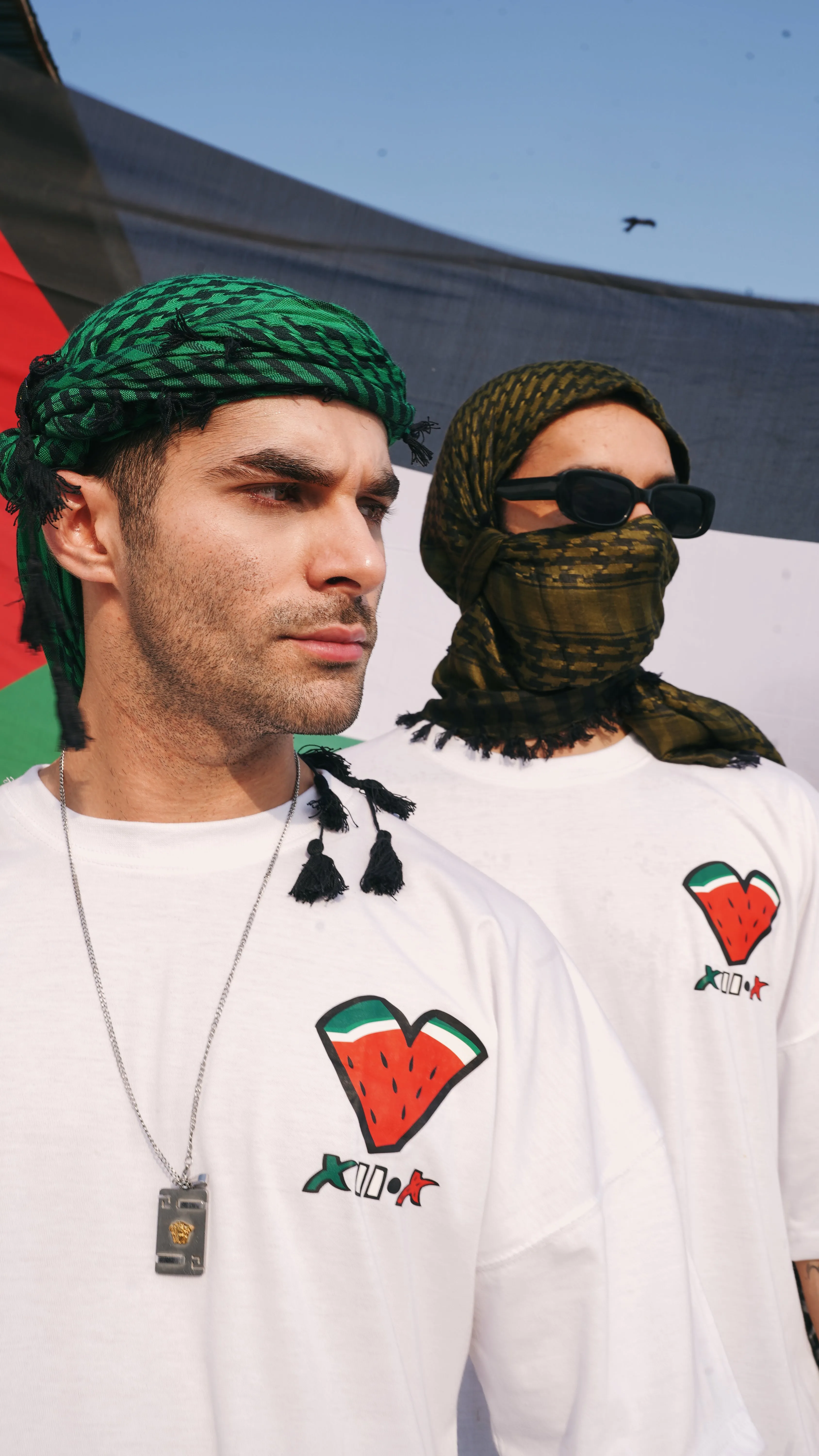Watermelon Heartbeat Tee (All Profits Will Be Donated to Alkhidmat Foundation)