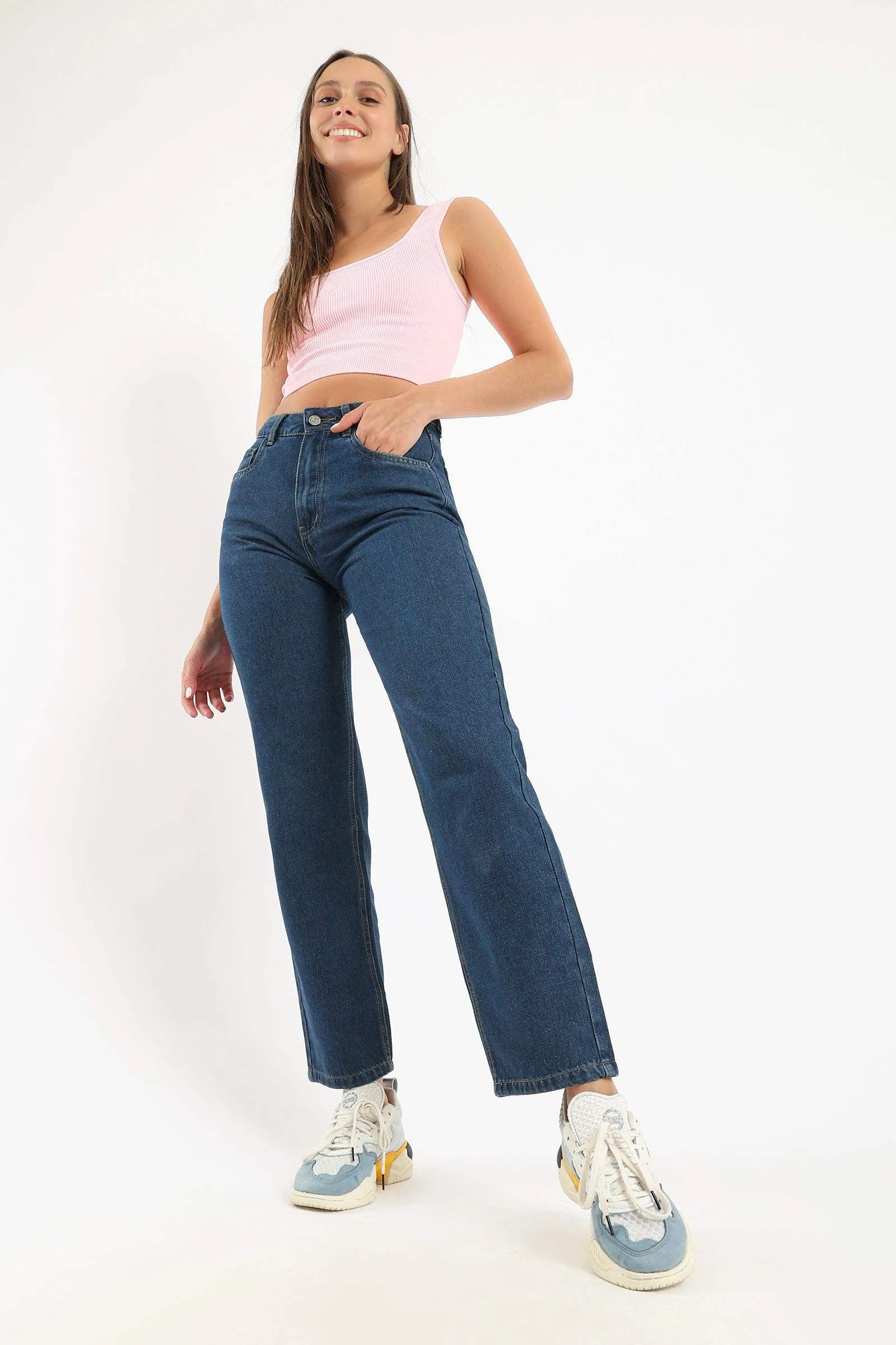 Wide Strap Crop Top