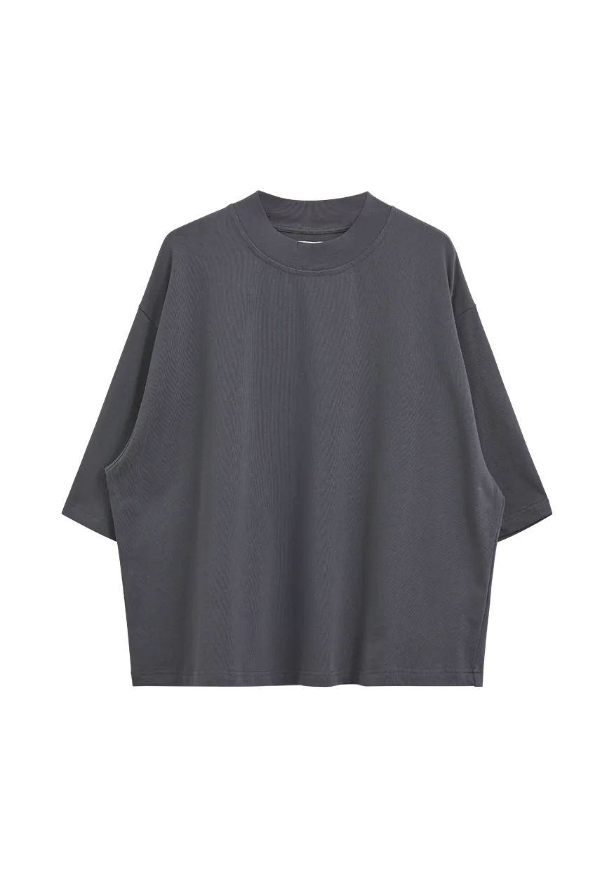 Wide Tee Charcoal