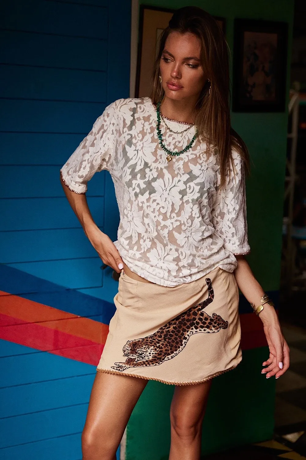 Wild Side Cheetah Mini Skirt