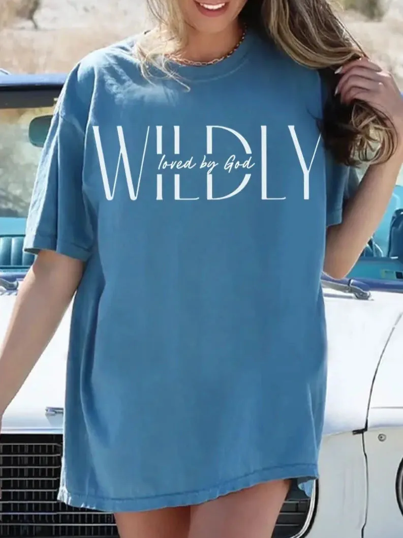 WILDY LOVED BY GOD MINERAL GRAPHIC TEE