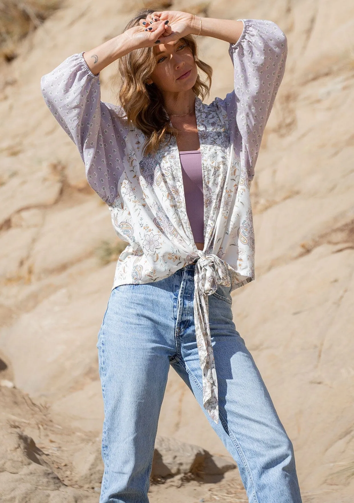 Winsley Tie Front Top
