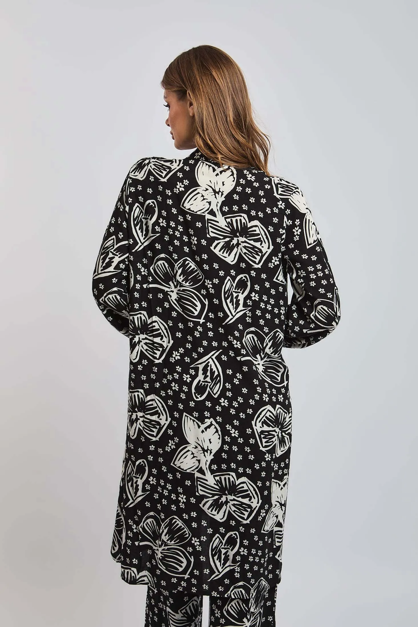 Women Kimono Viscose Long Multicolor