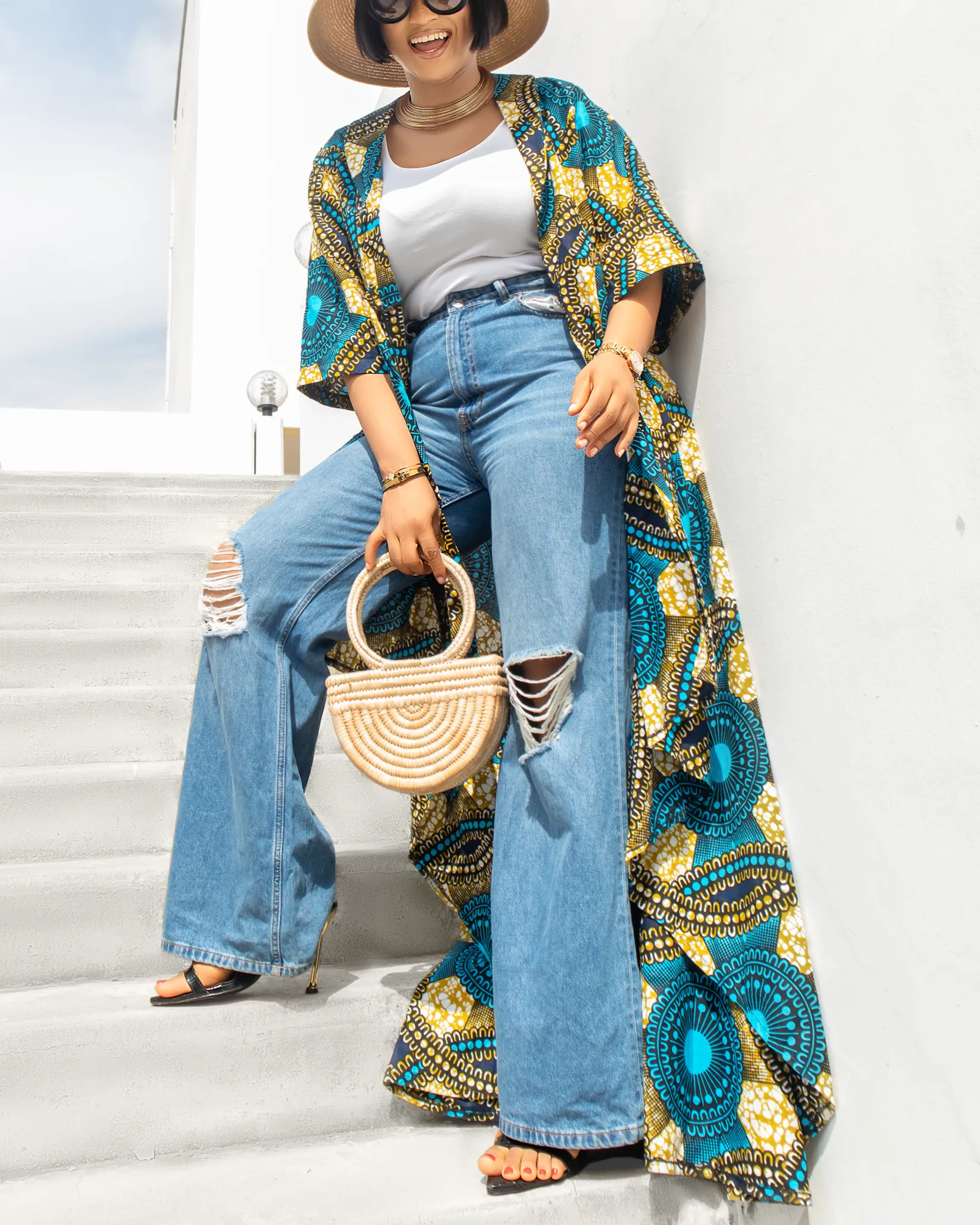 Women's Casual Print Jacket/Dress