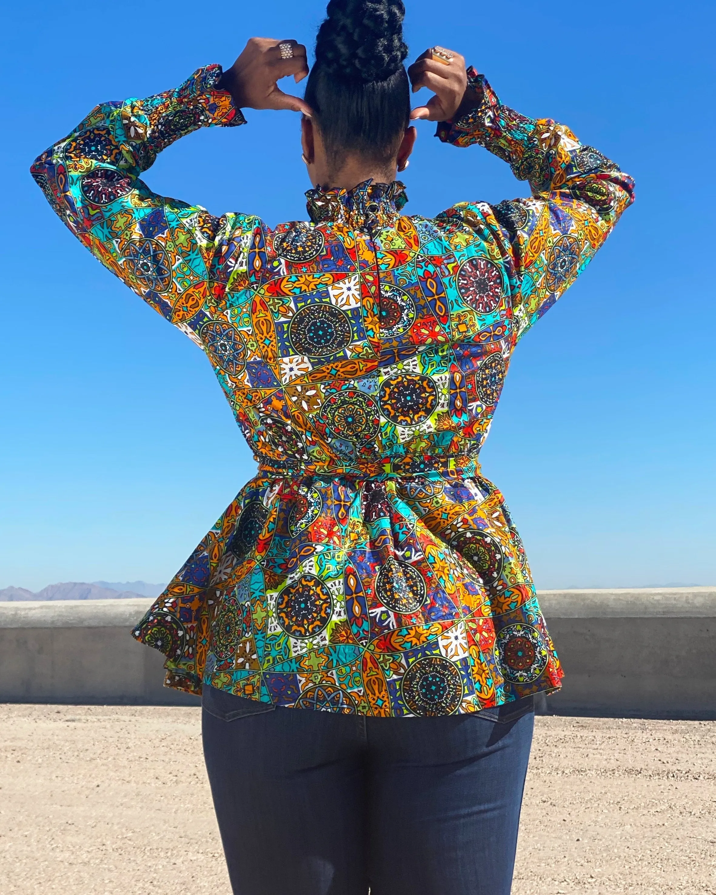 Women's Casual Print Long Sleeve Top