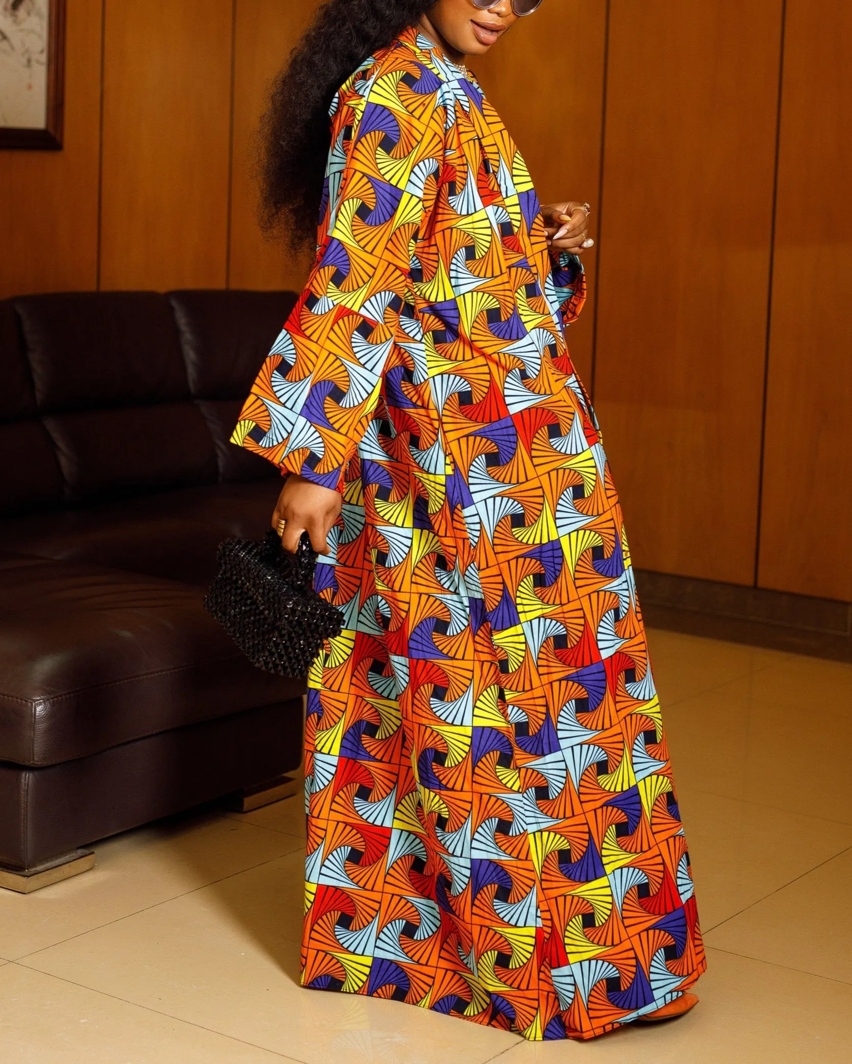 Women's Casual Print Loose Kimono