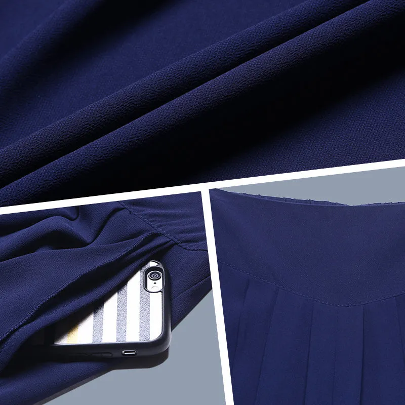 Women’s High Waist Cropped Chiffon Culottes