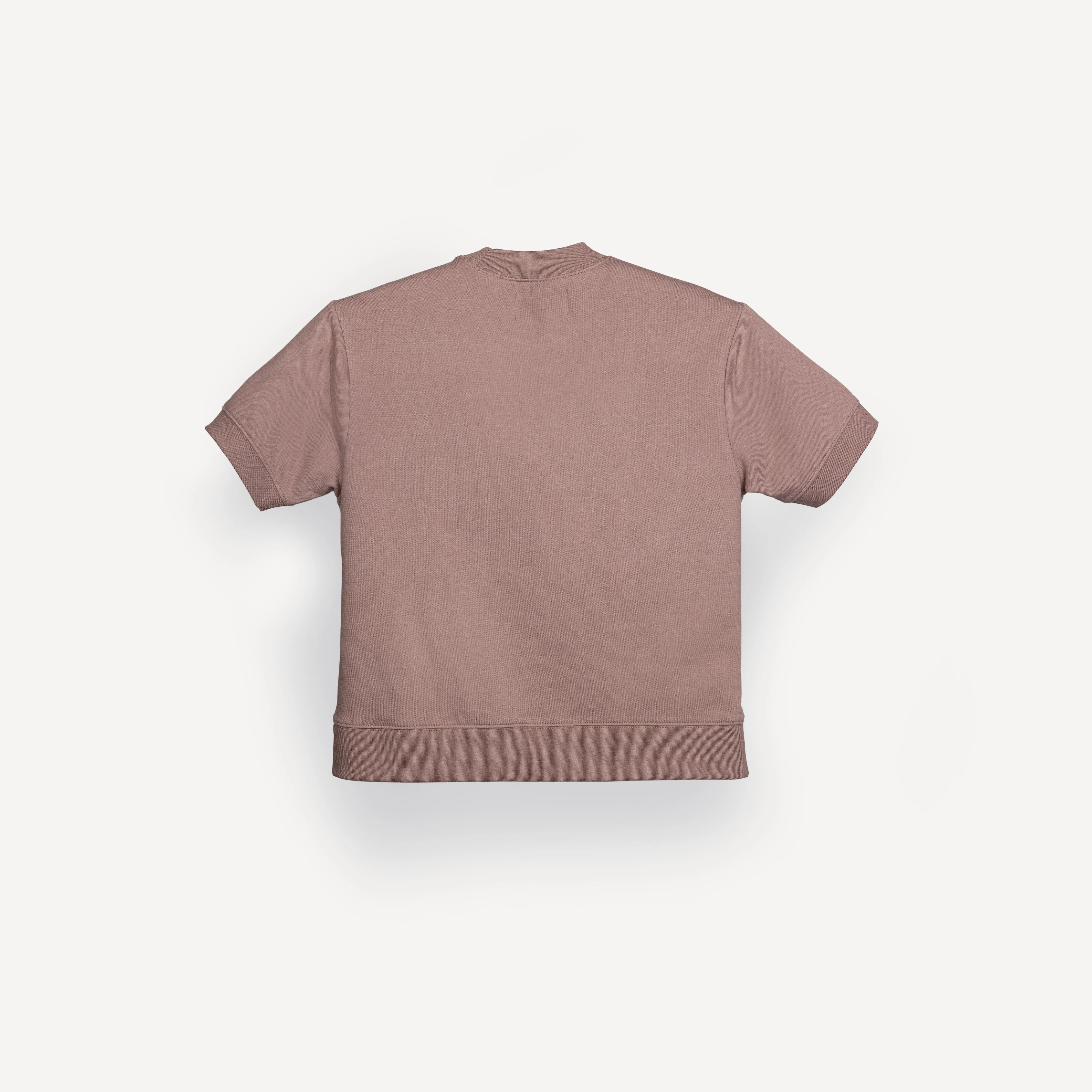 Womens Oversized Fleece Tee Shirt - Antler