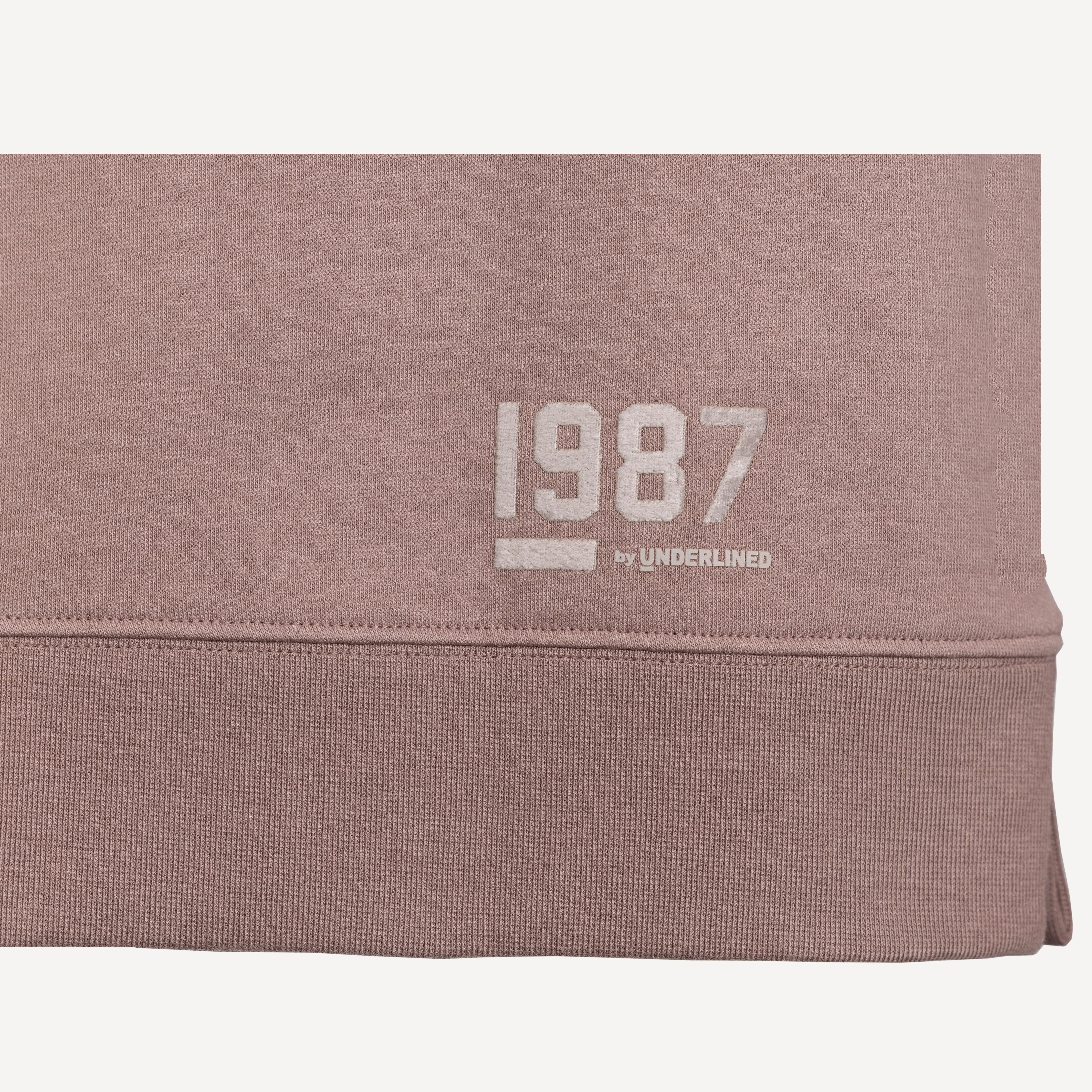 Womens Oversized Fleece Tee Shirt - Antler