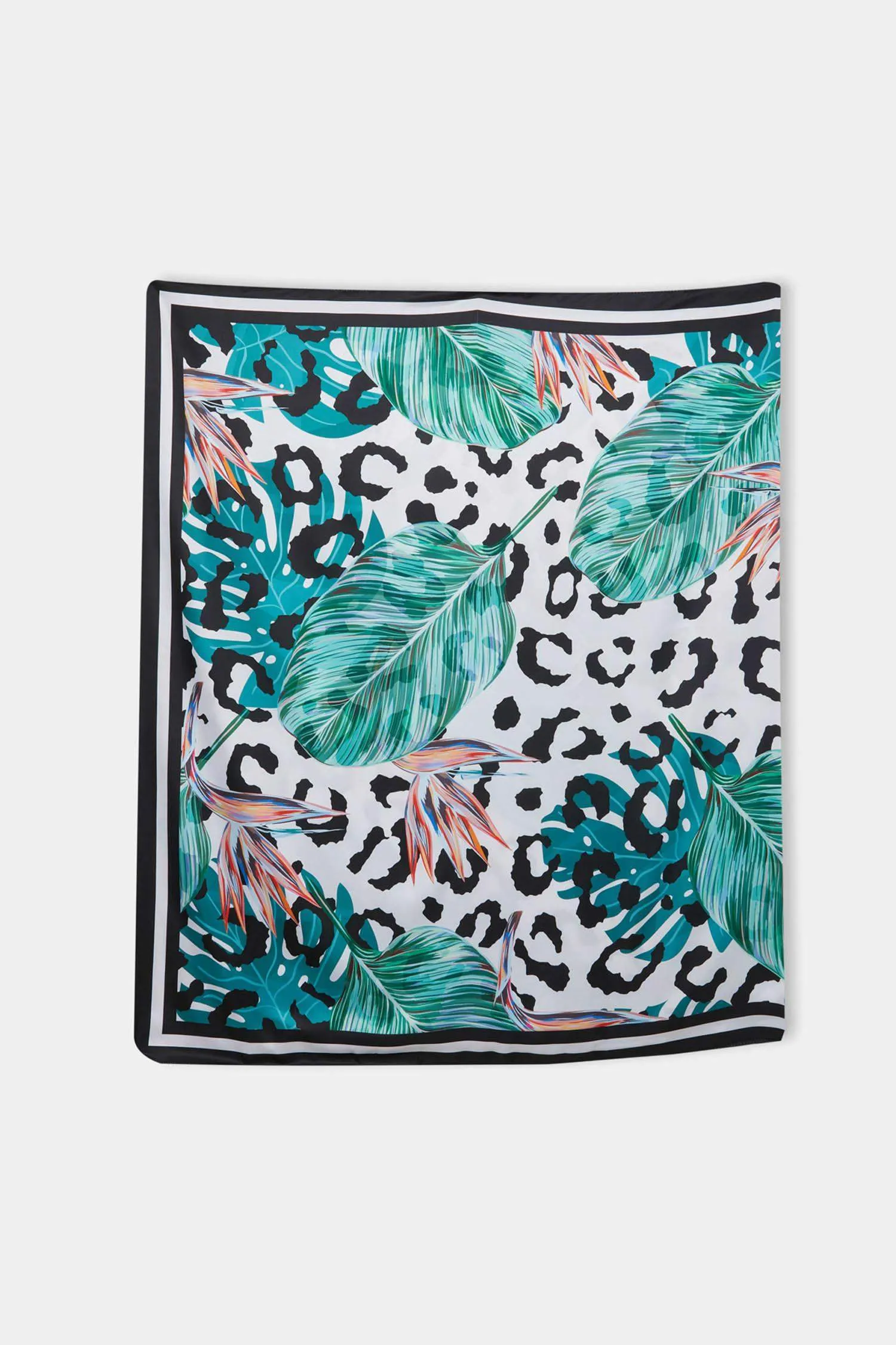 Women's Zebra Patterned Long Pareo