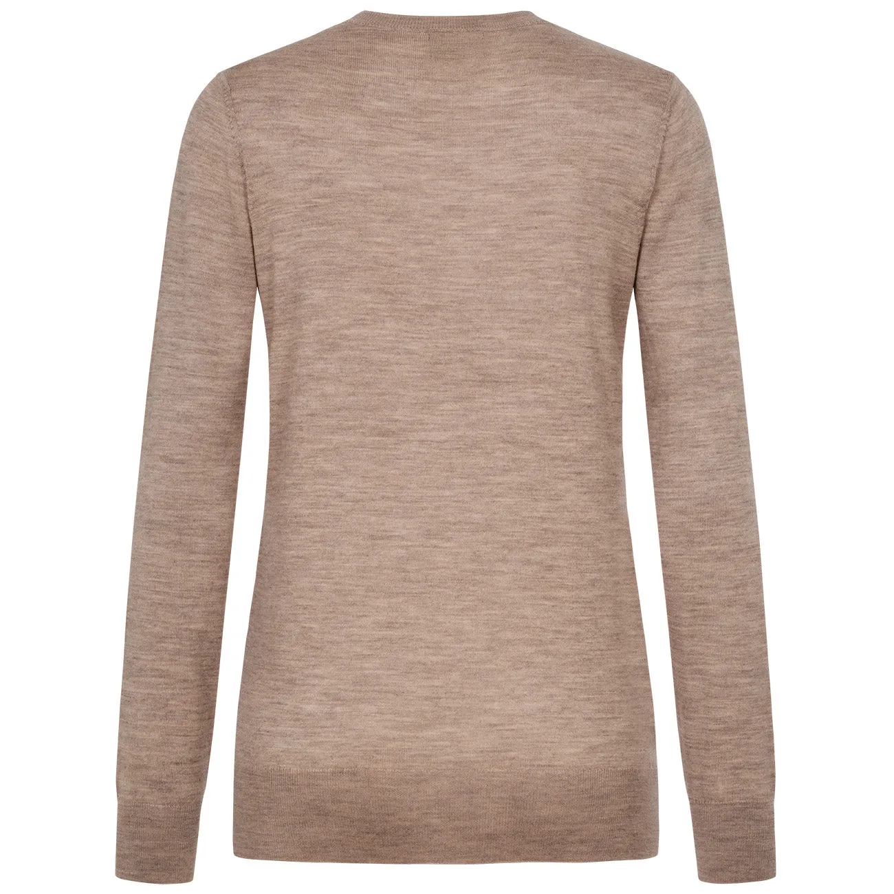 Wool Pullover Light V Neck Women