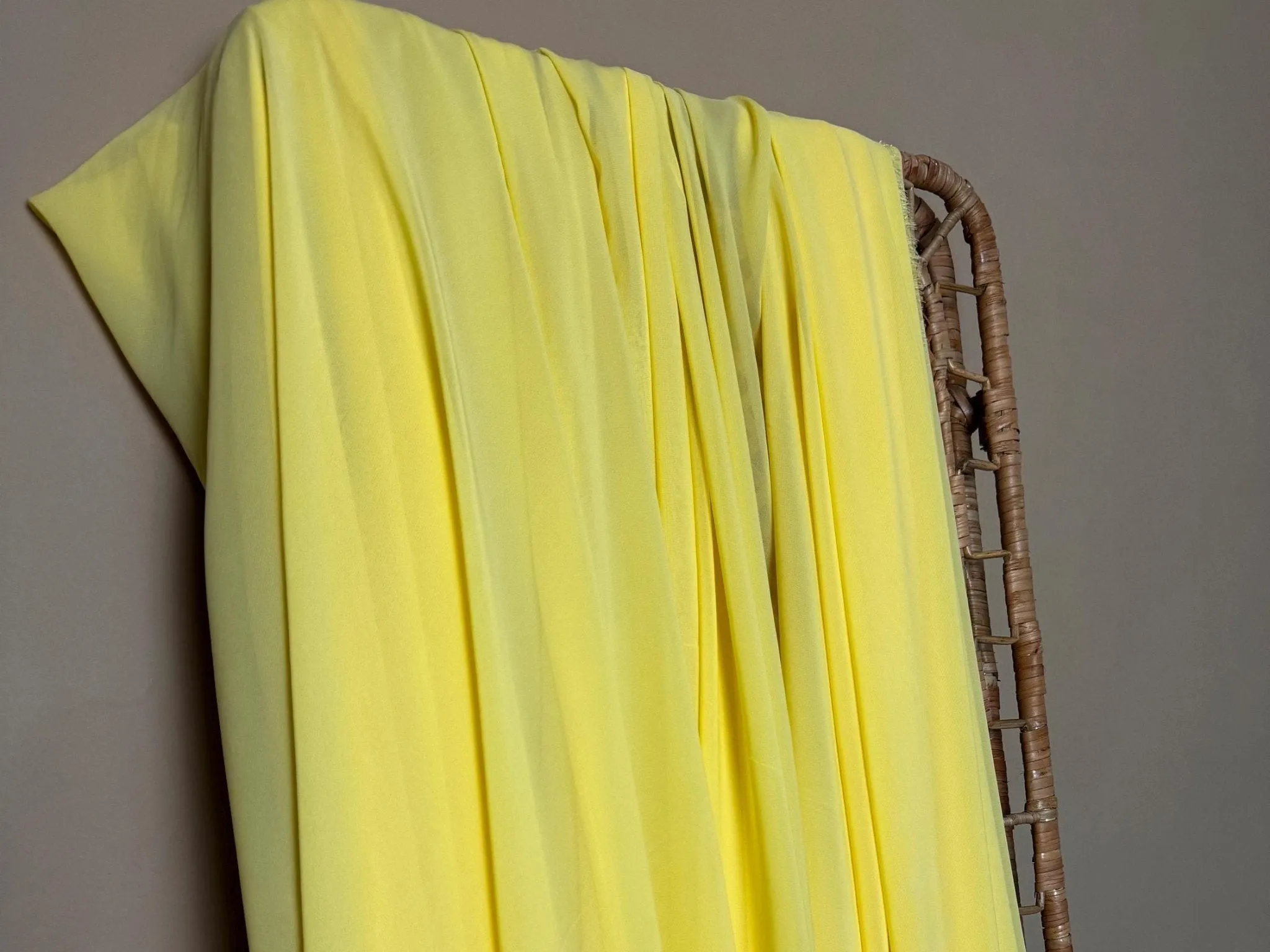 Yellow Chiffon Fabric